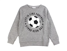 Name It grey melange football sweatshirt